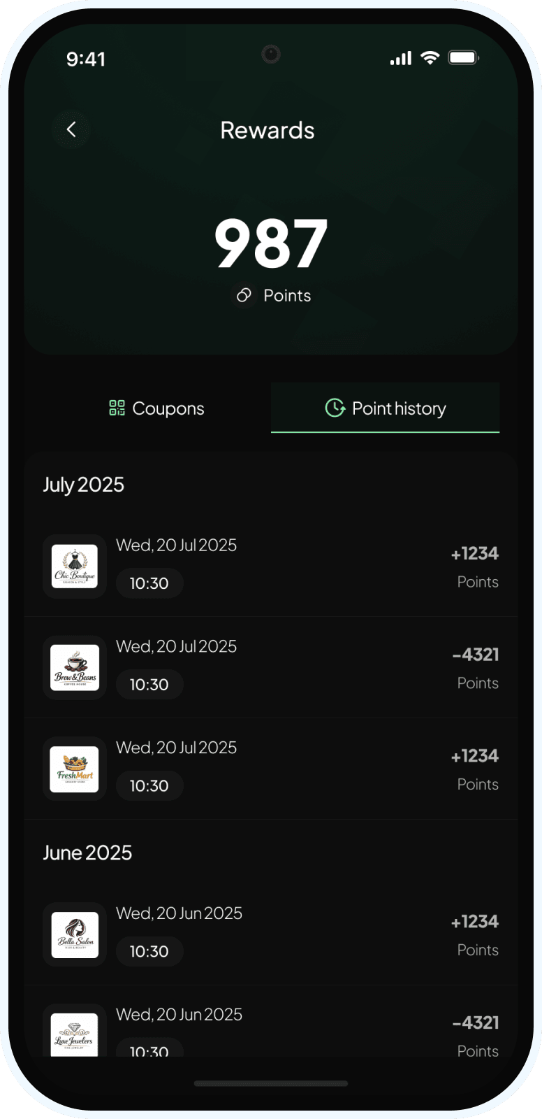 Effortless and seamless rewards app
