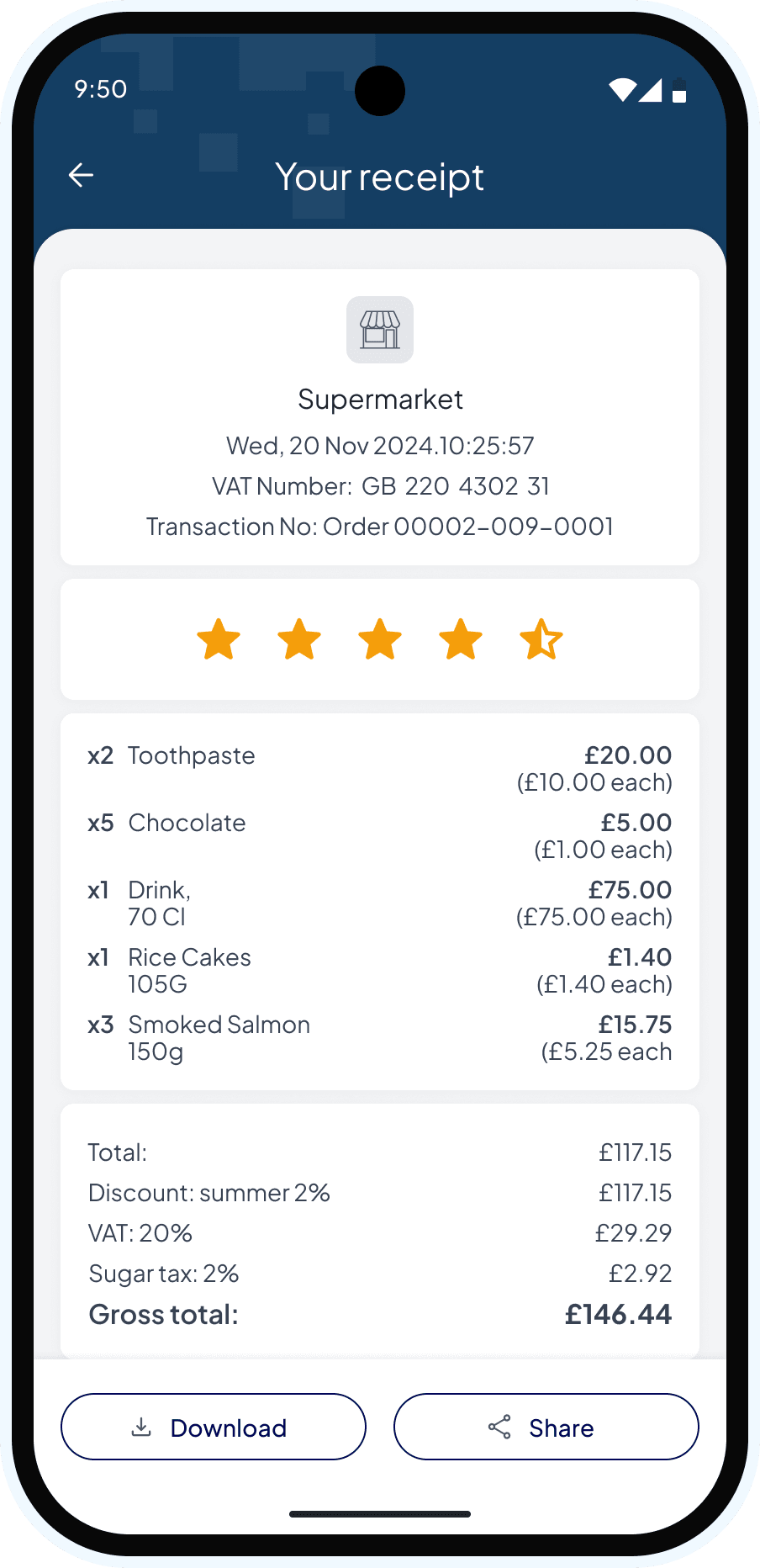 Affordable transaction charges