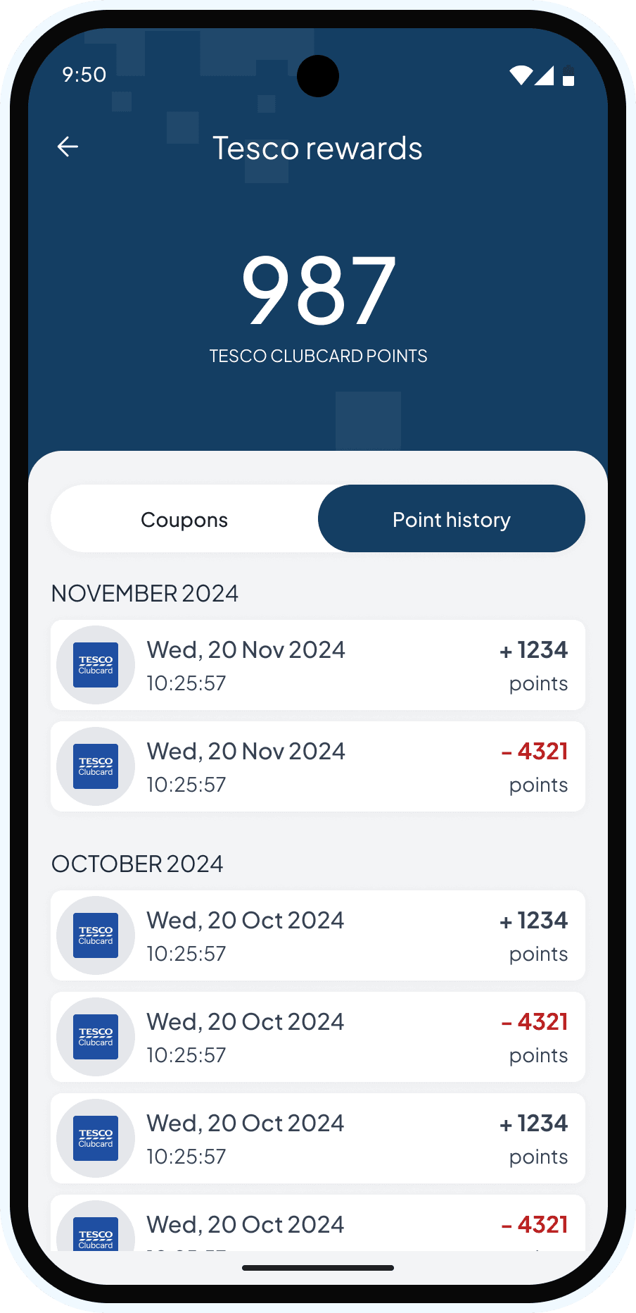 Effortless and seamless rewards app