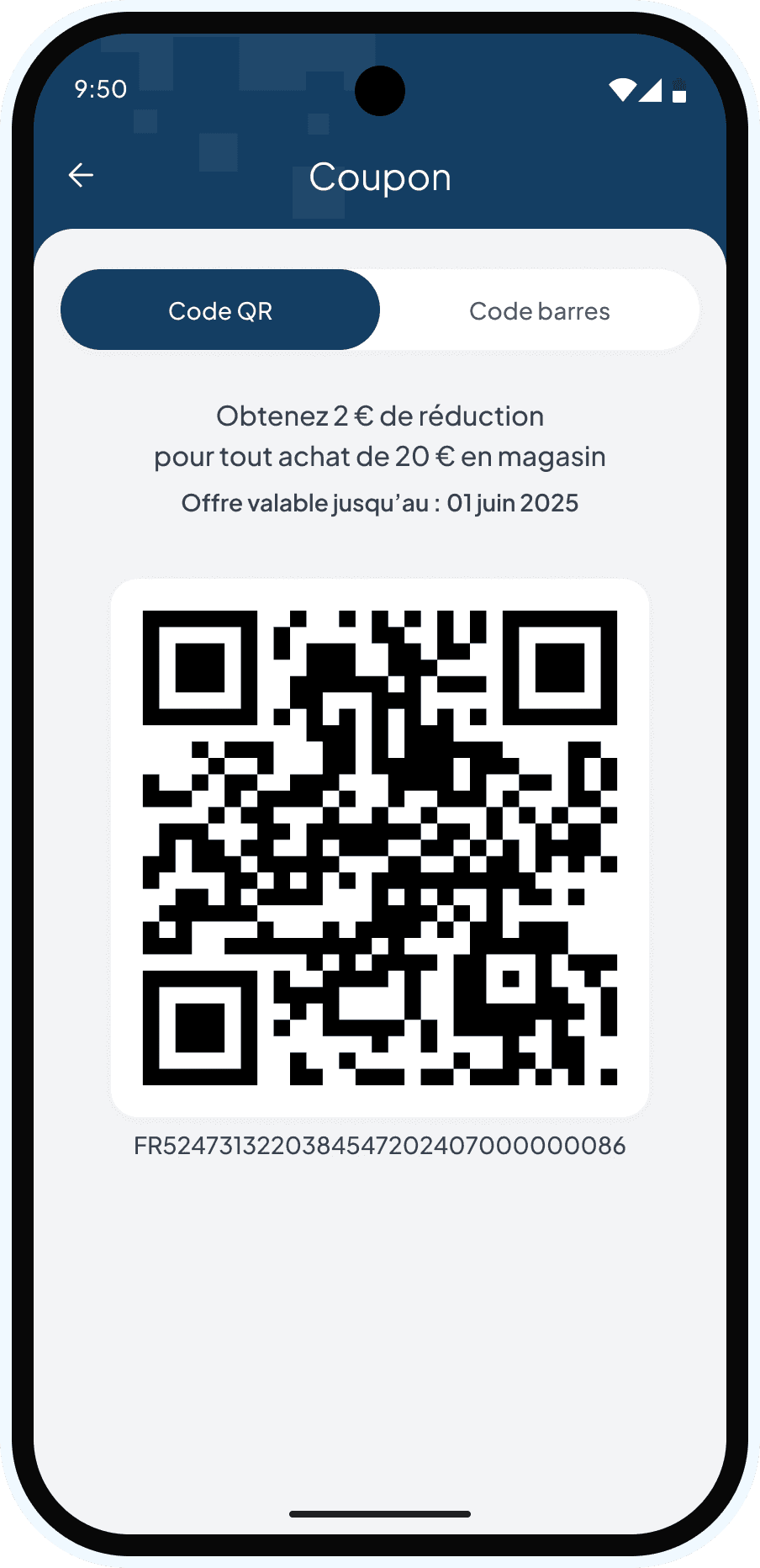 Scannez et profitez de vos avantages